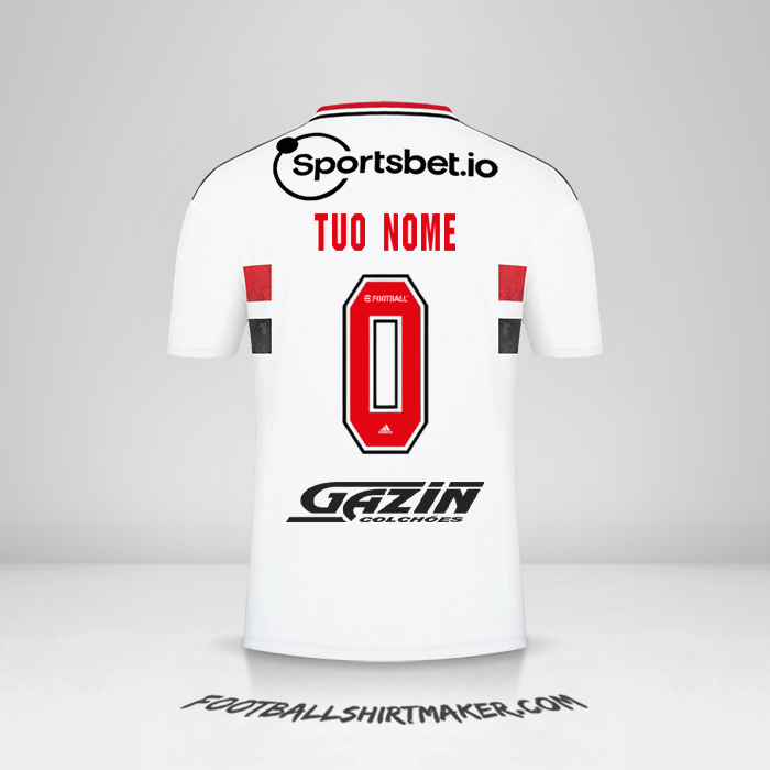 Maglia Sao Paulo FC 2022 -  tuo nome - 0