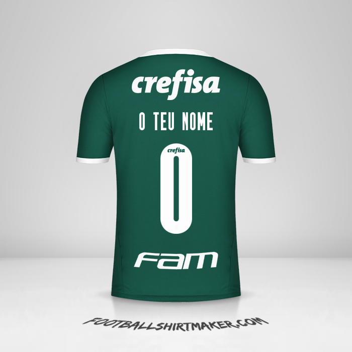 Camisola Palmeiras 2022 -  o teu nome - 0