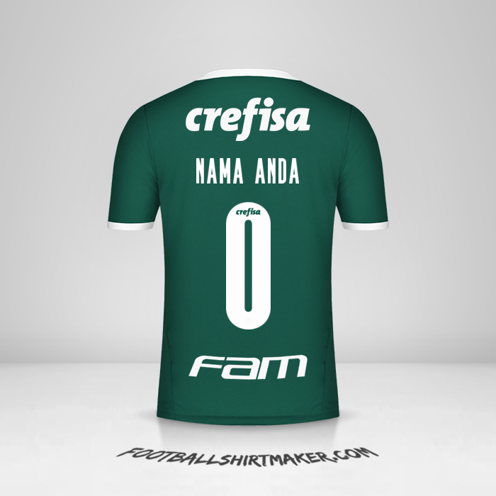 Jersey Palmeiras 2022 -  nama anda - 0