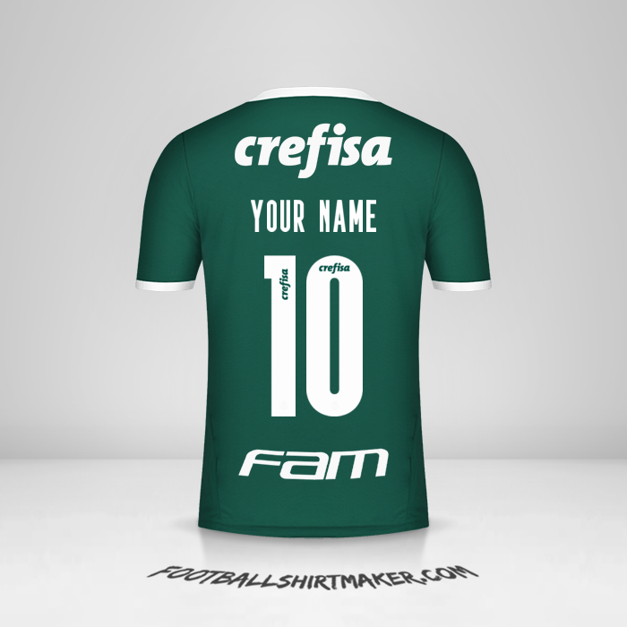 Palmeiras 2022 jersey number 10 your name