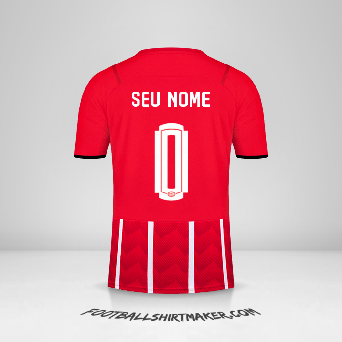 Camisa PSV 2021/2022 UEL -  seu nome - 0