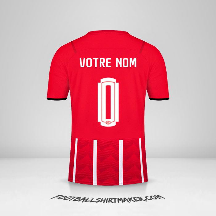 Maillot PSV 2021/2022 UEL -  votre nom - 0