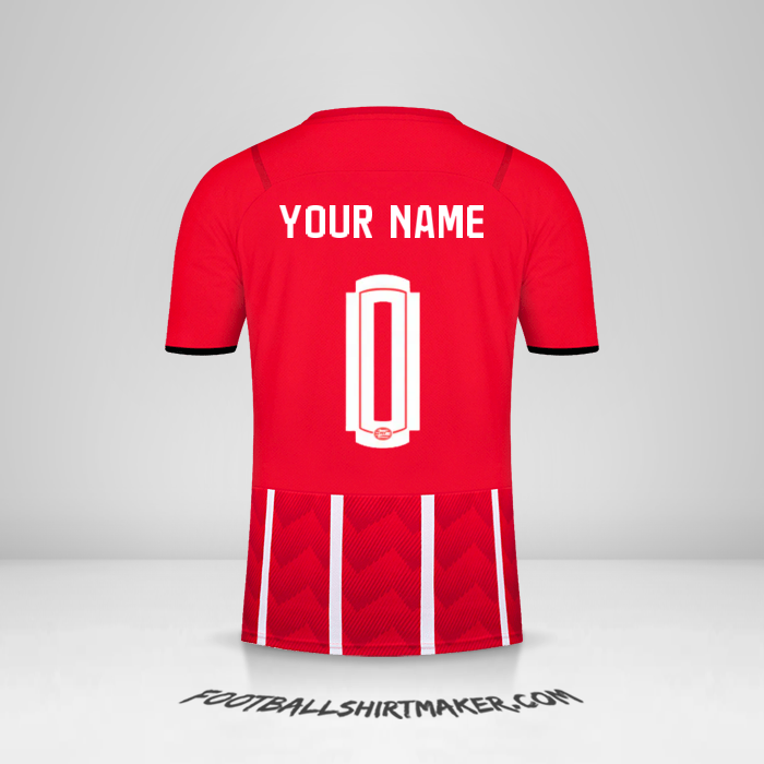 Jersey PSV 2021/2022 UEL -  your name - 0