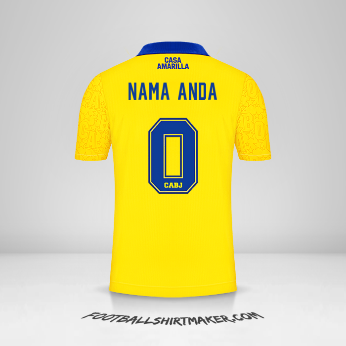 Jersey Boca Juniors 2022/23 III -  nama anda - 0