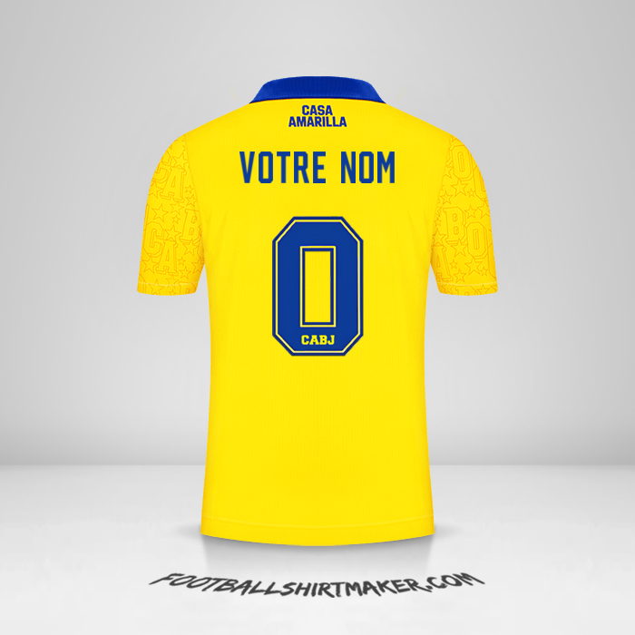 Maillot Boca Juniors 2022/23 III -  votre nom - 0