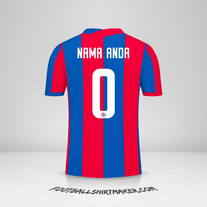 Jersey San Lorenzo 2021/22 -  nama anda - 0