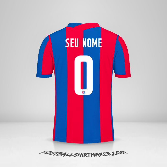 Camisa San Lorenzo 2021/22 -  seu nome - 0