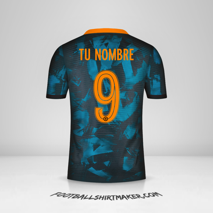 Camiseta Chelsea 2021/2022 Cup III número 9 tu nombre