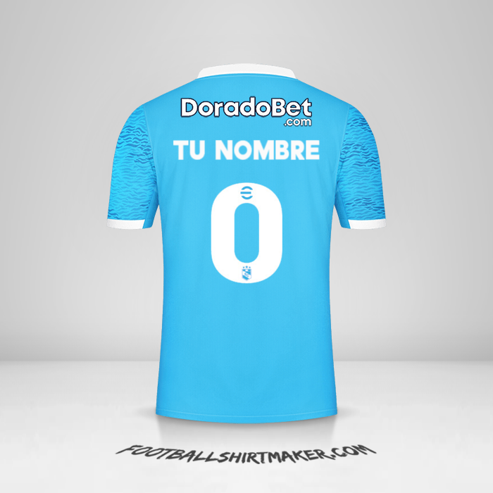 Jersey Sporting Cristal 2022 número 0 tu nombre