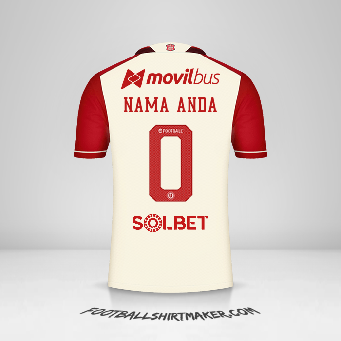 Jersey Universitario 2022 -  nama anda - 0