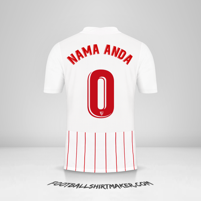 Jersey Sevilla FC 2021/2022 -  nama anda - 0