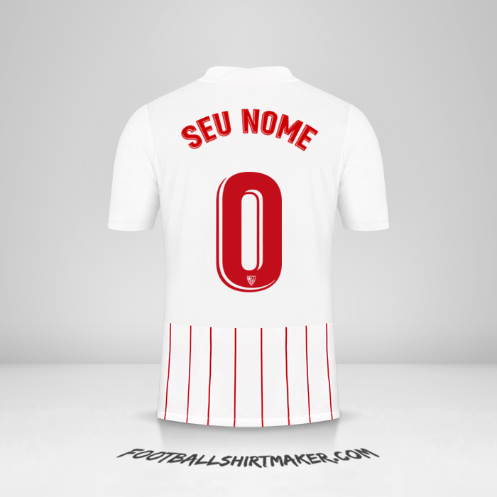 Camisa Sevilla FC 2021/2022 -  seu nome - 0