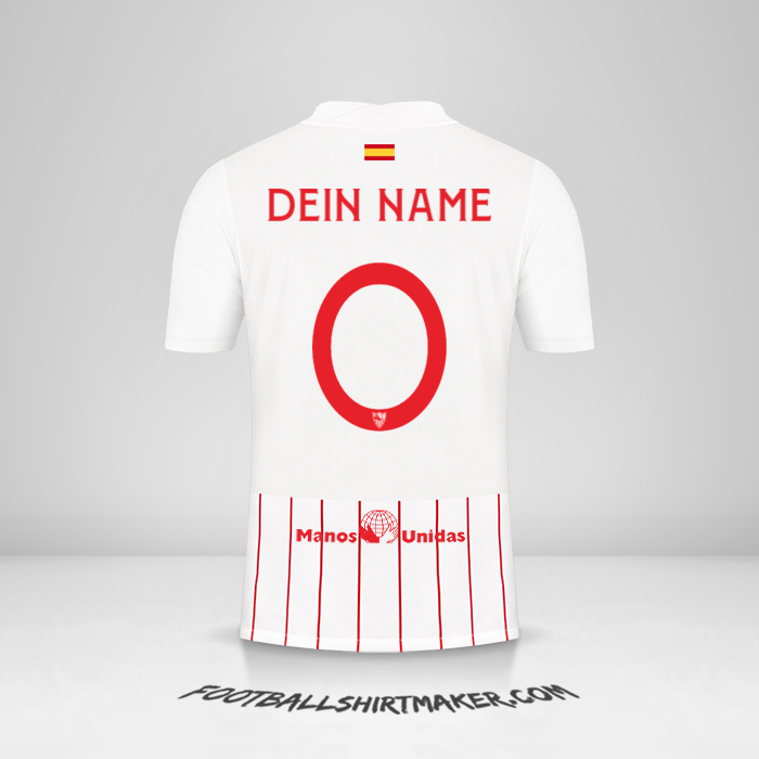 Trikot Sevilla FC 2021/2022 Cup -  dein name - 0