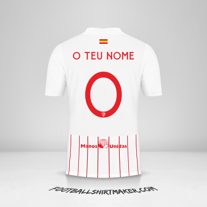 Camisola Sevilla FC 2021/2022 Cup -  o teu nome - 0