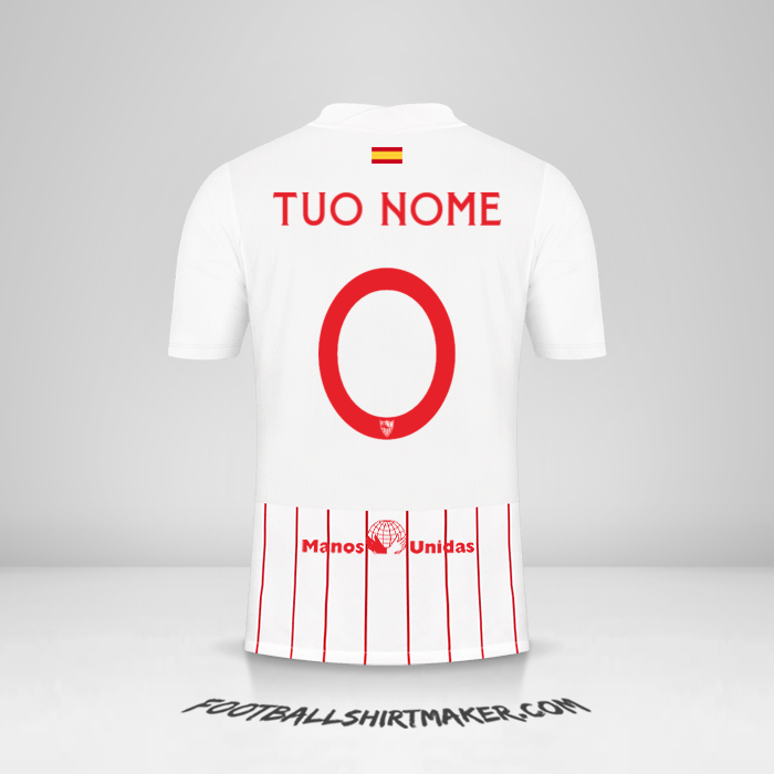 Maglia Sevilla FC 2021/2022 Cup -  tuo nome - 0