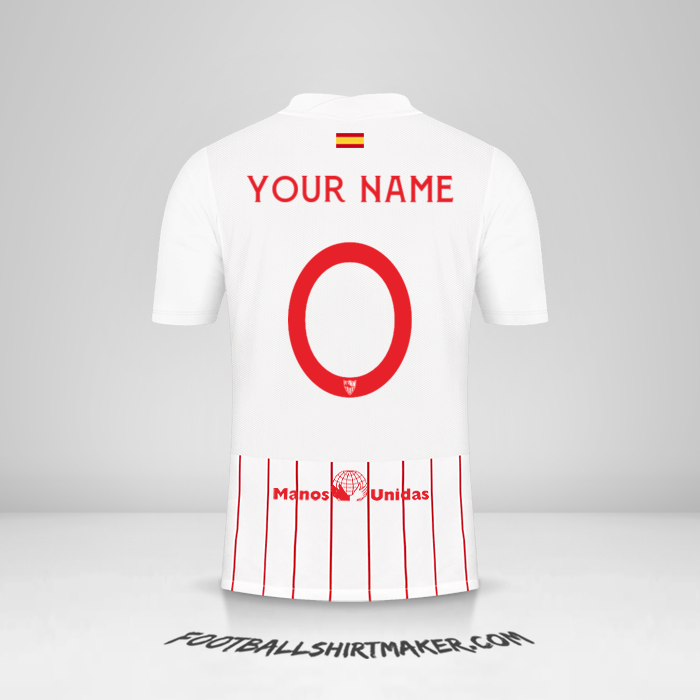 Jersey Sevilla FC 2021/2022 Cup -  your name - 0