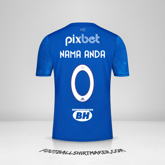 Jersey Cruzeiro 2022 -  nama anda - 0