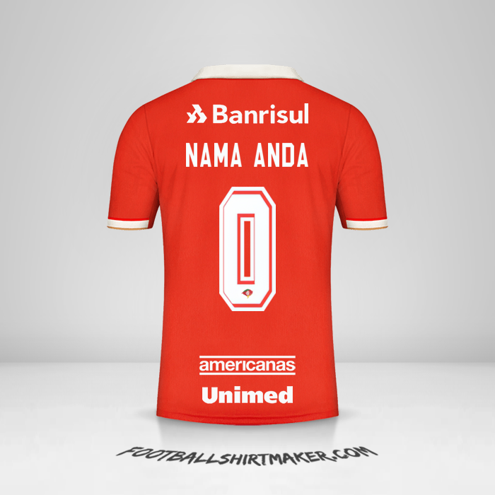 Jersey Internacional 2022 -  nama anda - 0