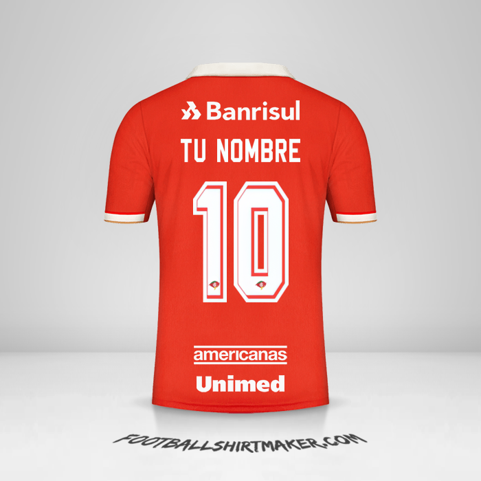 Jersey Internacional 2022 número 10 tu nombre