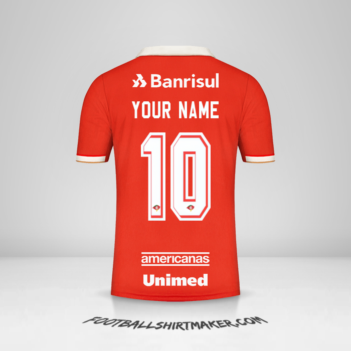 Internacional 2022 shirt number 10 your name