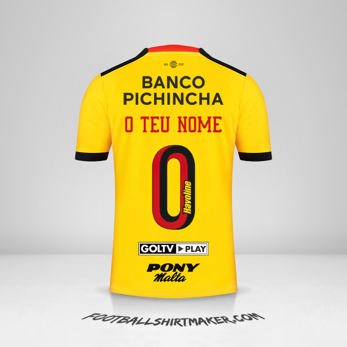 Camisola Barcelona SC 2022 -  o teu nome - 0