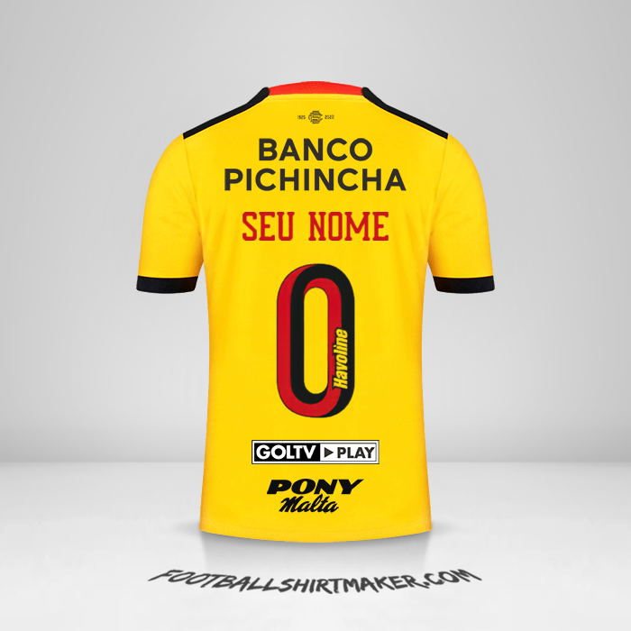 Camisa Barcelona SC 2022 -  seu nome - 0