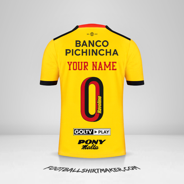 Jersey Barcelona SC 2022 -  your name - 0