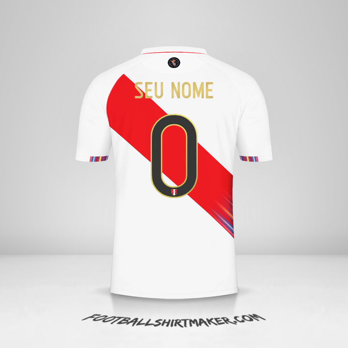 Camisa Peru 2021/22 -  seu nome - 0