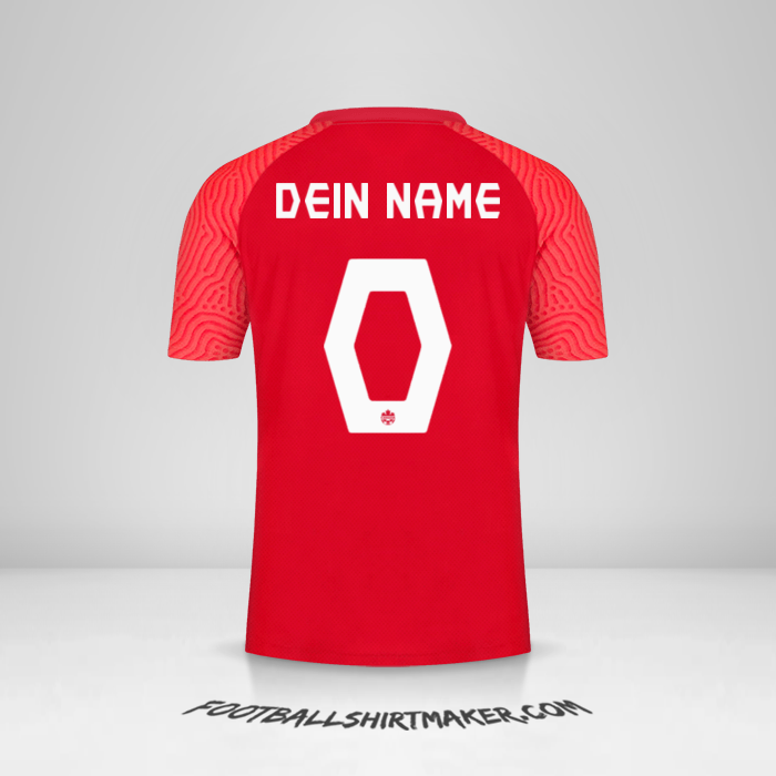 Trikot Kanada 2021 -  dein name - 0