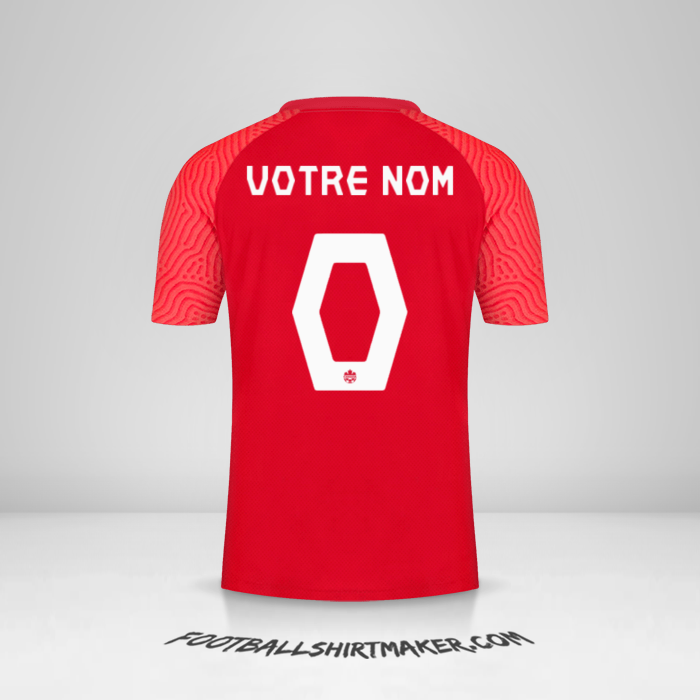 Maillot Canada 2021 -  votre nom - 0