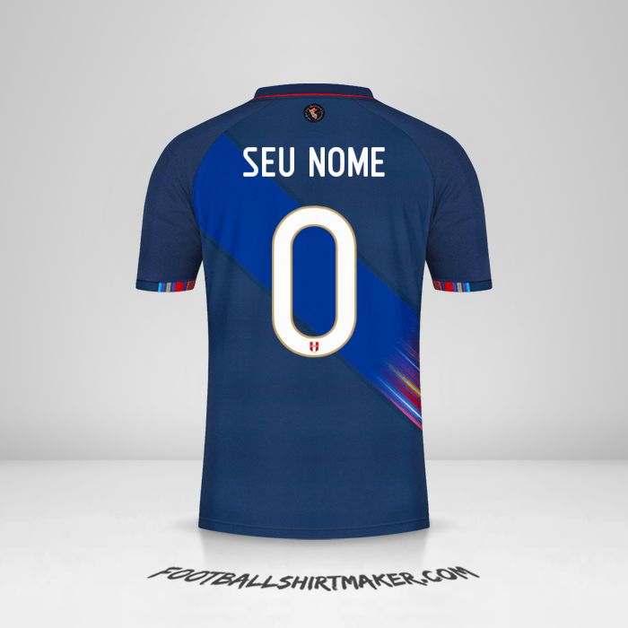 Camisa Peru 2021/22 II -  seu nome - 0