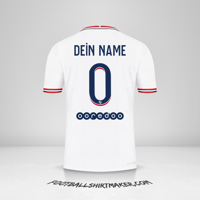 Trikot Paris Saint Germain 2021/2022 IIII -  dein name - 0