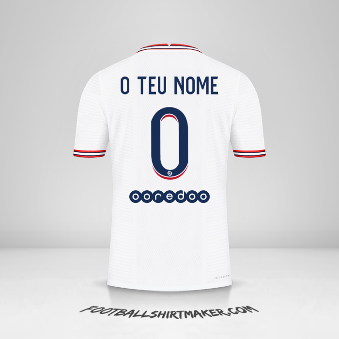 Camisola Paris Saint Germain 2021/2022 IIII -  o teu nome - 0