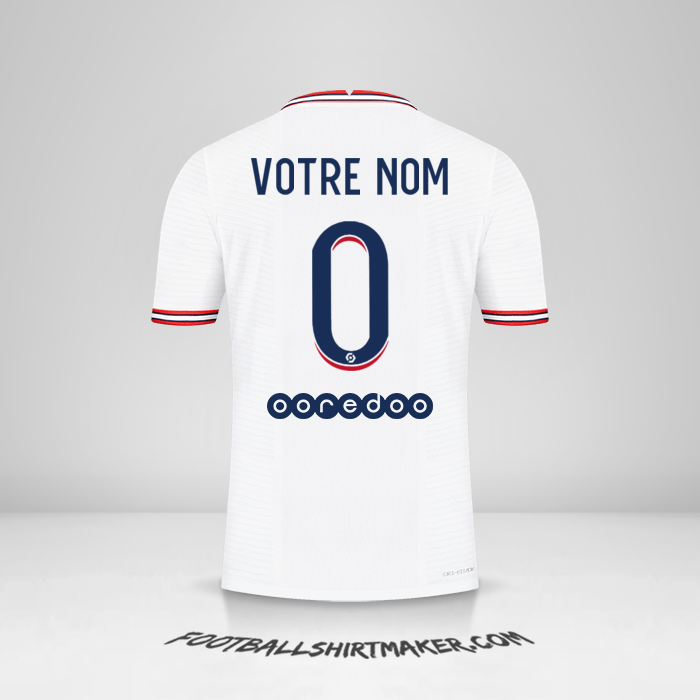 Maillot Paris Saint Germain 2021/2022 IIII -  votre nom - 0