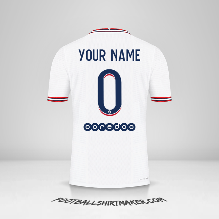 Shirt Paris Saint Germain 2021/2022 IIII -  your name - 0