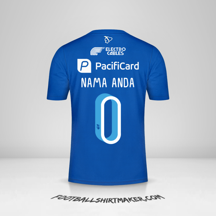 Jersey Emelec 2022 -  nama anda - 0