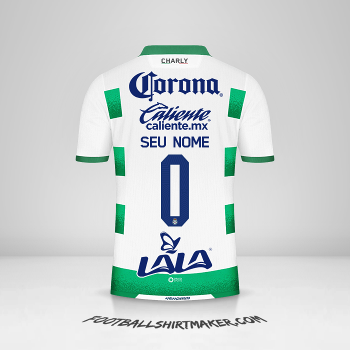 Camisa Santos Laguna 2021/22 -  seu nome - 0