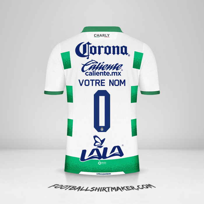 Maillot Santos Laguna 2021/22 -  votre nom - 0