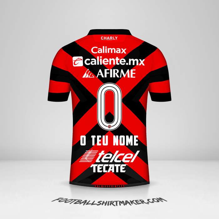 Camisola Club Tijuana 2021/2022 -  o teu nome - 0