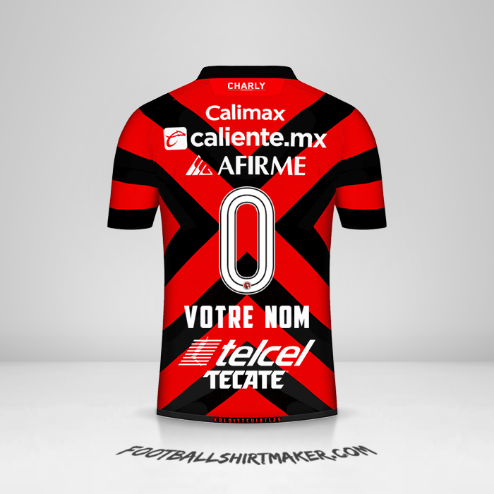 Maillot Club Tijuana 2021/2022 -  votre nom - 0