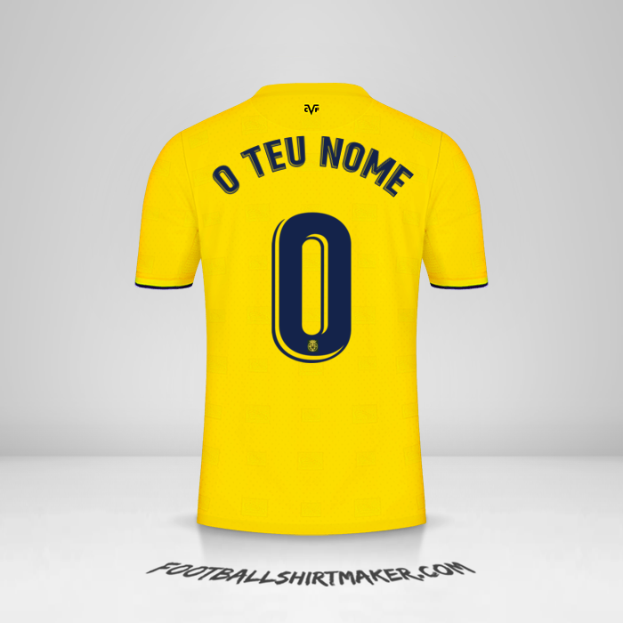 Camisola Villarreal CF 2021/2022 -  o teu nome - 0