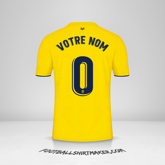 Maillot Villarreal CF 2021/2022 -  votre nom - 0