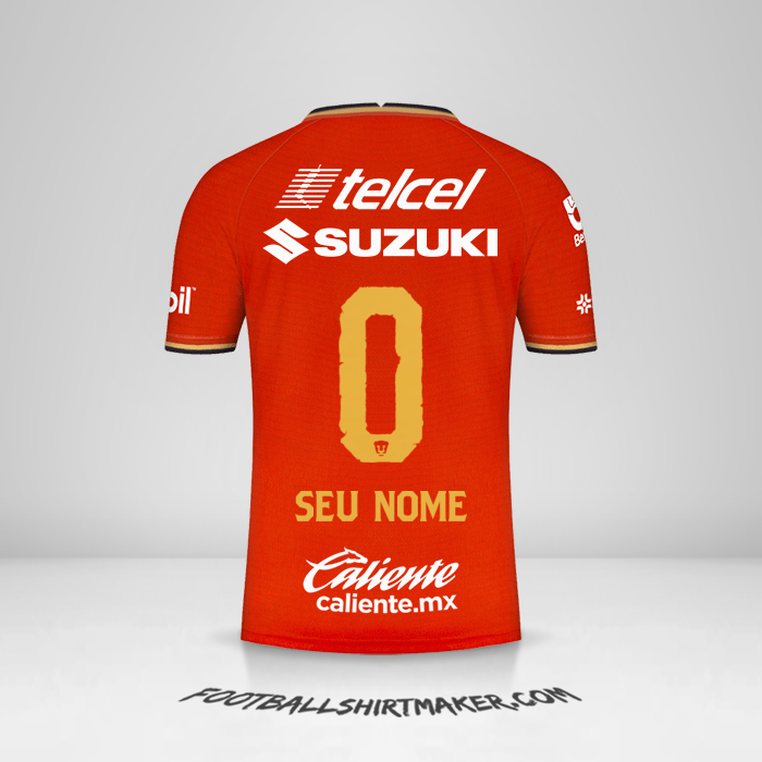 Camisa Pumas UNAM 2022 III -  seu nome - 0