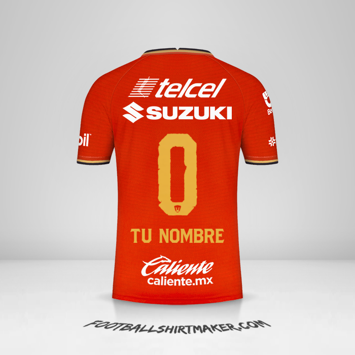 Camiseta Pumas UNAM 2022 III -  tu nombre - 0