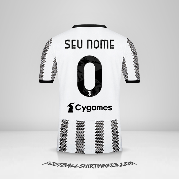 Camisa Juventus FC 2022/2023 -  seu nome - 0