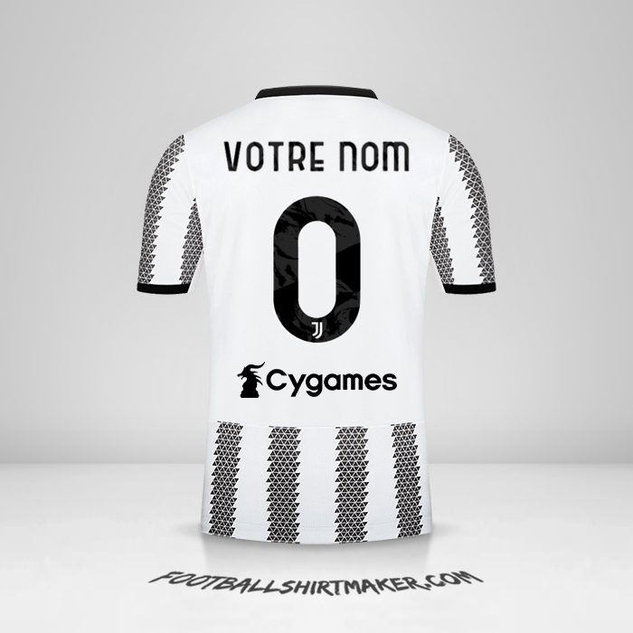 Maillot Juventus FC 2022/2023 -  votre nom - 0