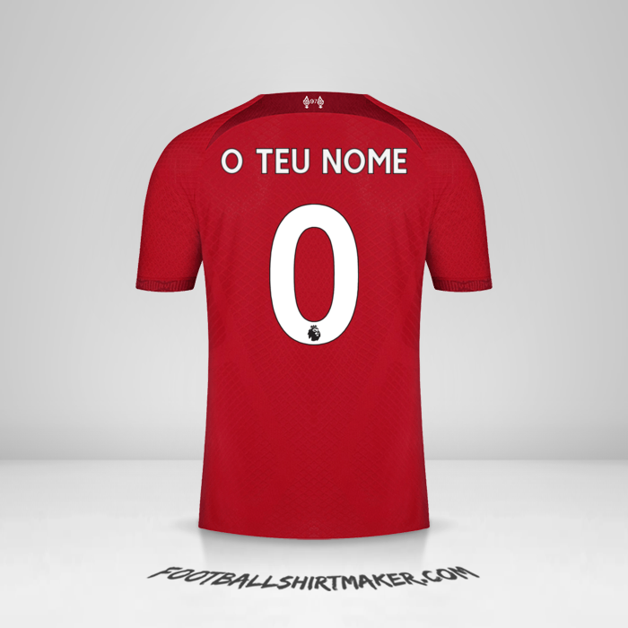 Camisola Liverpool FC 2022/2023 -  o teu nome - 0