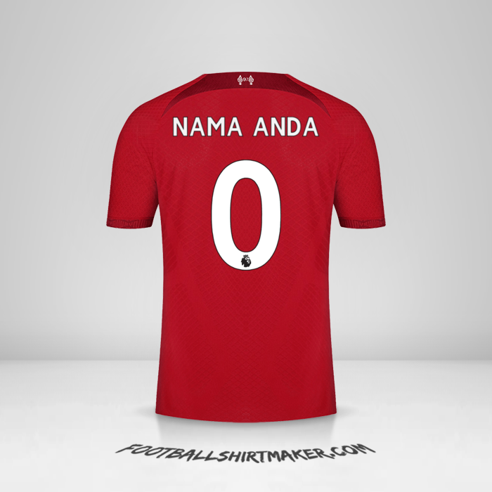 Jersey Liverpool FC 2022/2023 -  nama anda - 0