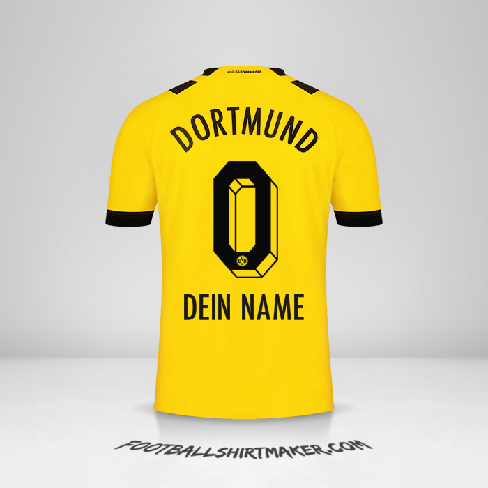 Trikot Borussia Dortmund 2022/2023 -  dein name - 0