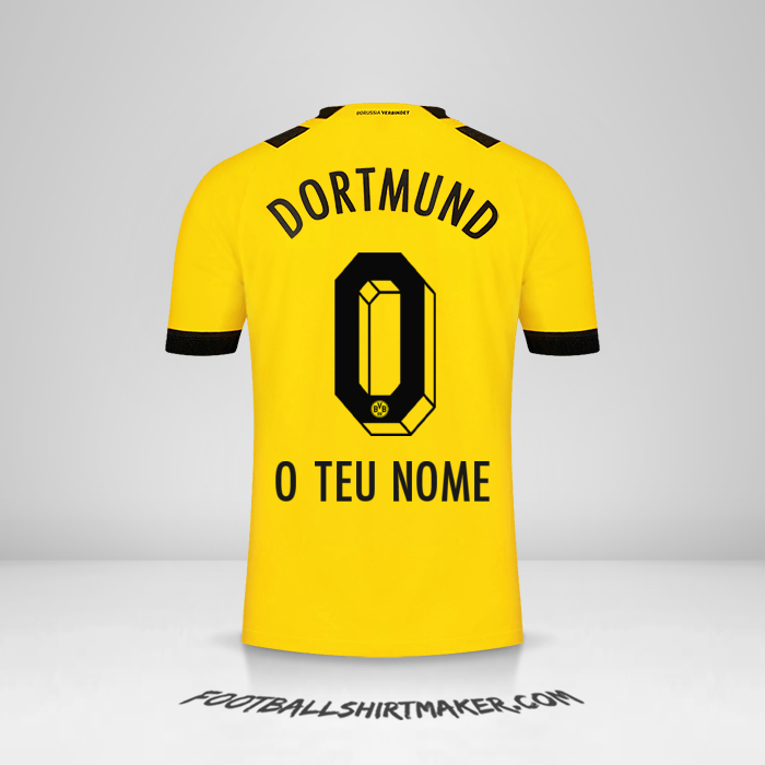 Camisola Borussia Dortmund 2022/2023 -  o teu nome - 0